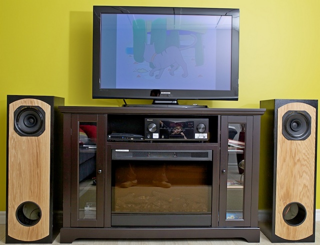 diy 8 inch full range speaker home theater system