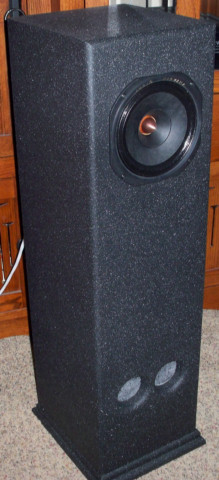 full range speaker kit flat black