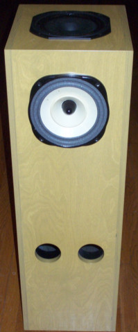 twin full range speaker boxes