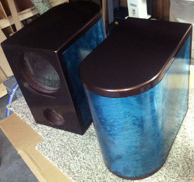 full range speakers with round backs